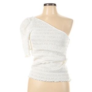 White One-Shoulder Top